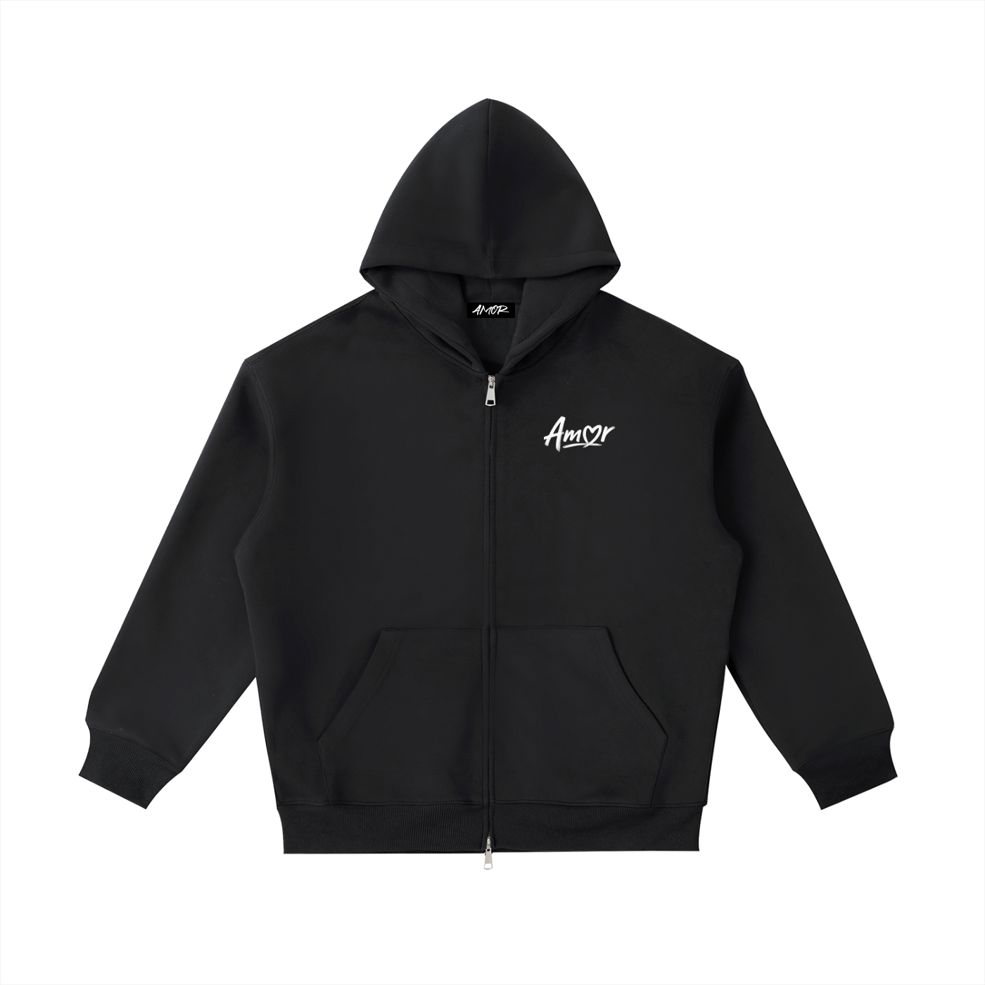 Amor Heavyweight Double Zip Hoodie